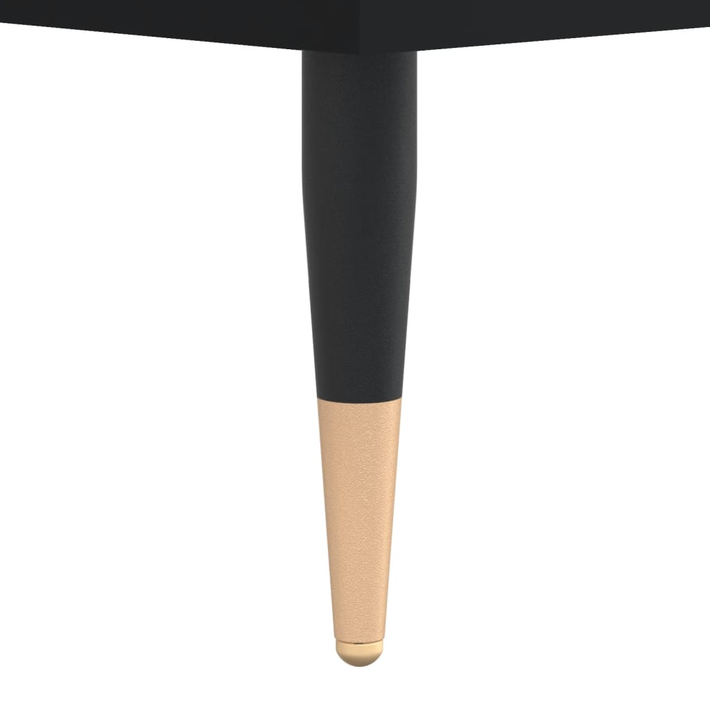 Sideboard Schwarz 101,5x35x70 cm Holzwerkstoff