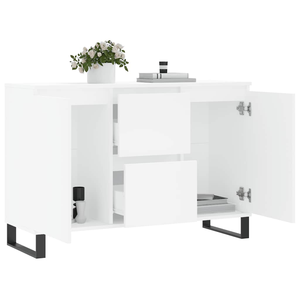 Sideboard Weiß 101,5x35x70 cm Holzwerkstoff