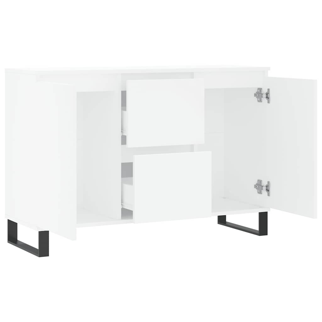 Sideboard Weiß 101,5x35x70 cm Holzwerkstoff