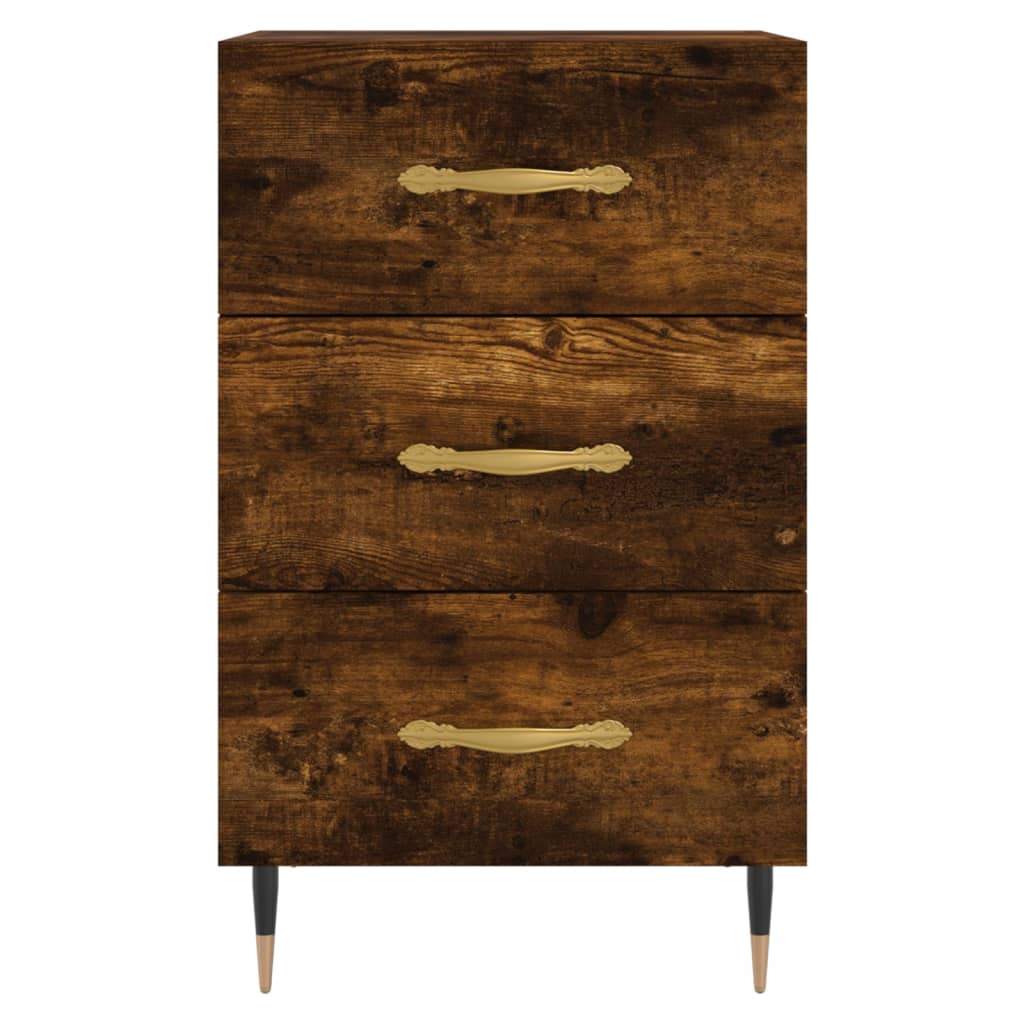 Nachttisch Räuchereiche 40x40x66 cm Holzwerkstoff