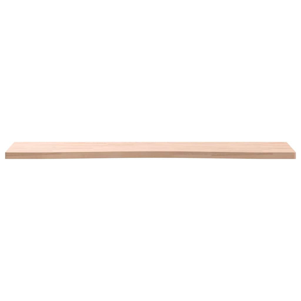 Schreibtischplatte 110x(50-55)x2,5 cm Massivholz Buche