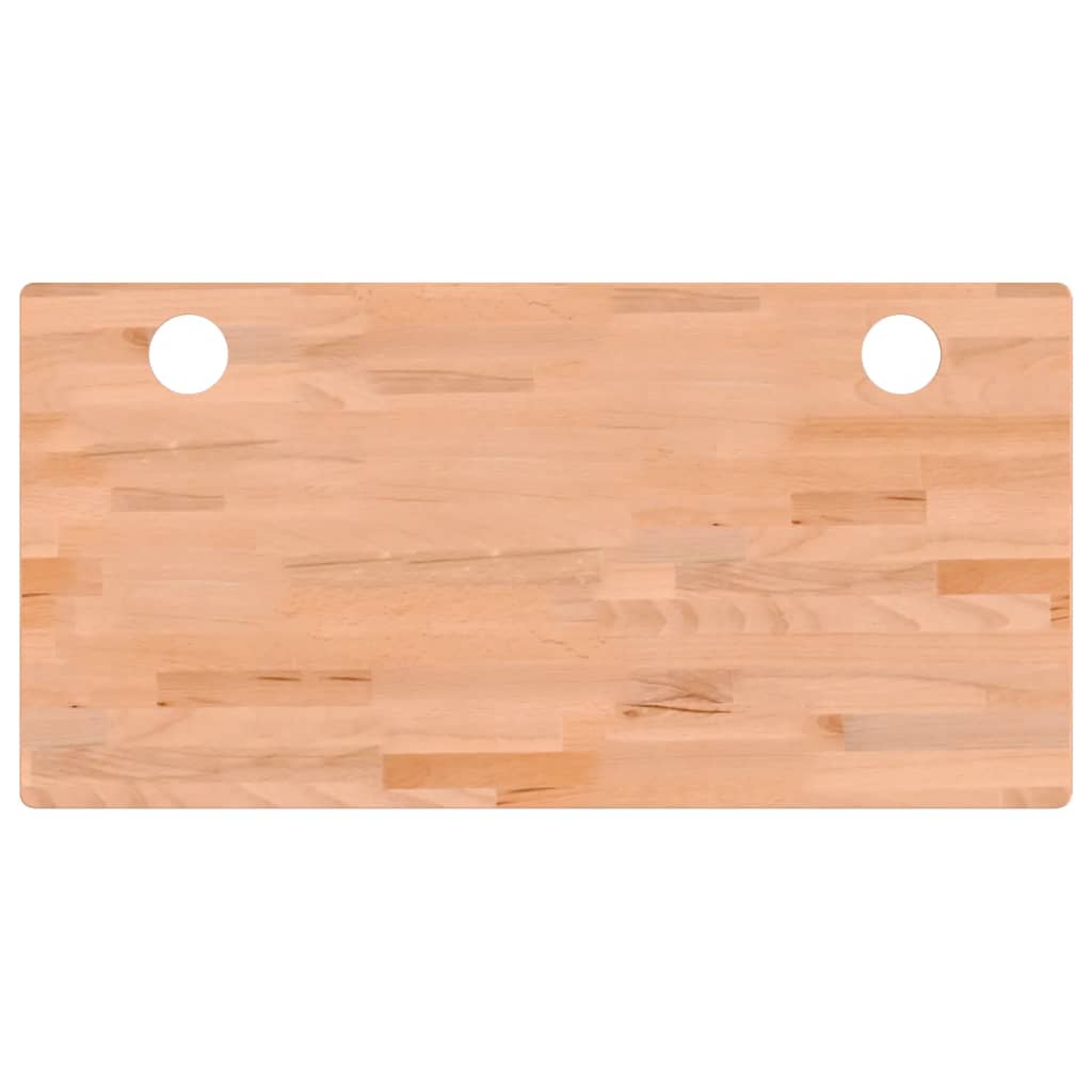 Schreibtischplatte 110x55x2,5 cm Massivholz Buche
