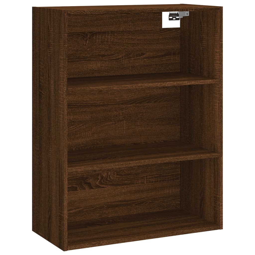 Highboard brown oak look 69.5x34x180 cm wood material