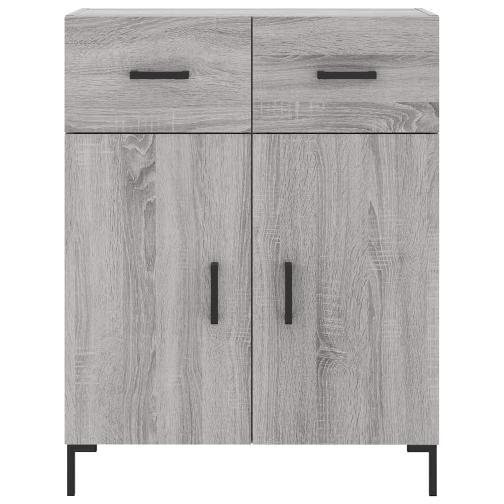 Sideboard Grau Sonoma 69,5x34x90 cm Holzwerkstoff