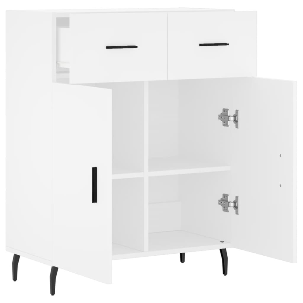 Sideboard Weiß 69,5x34x90 cm Holzwerkstoff