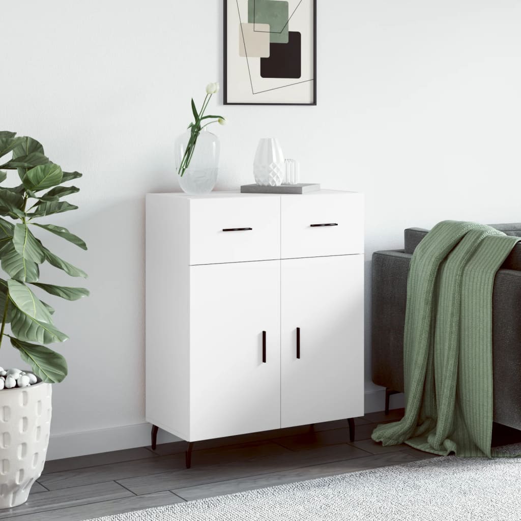 Sideboard Weiß 69,5x34x90 cm Holzwerkstoff