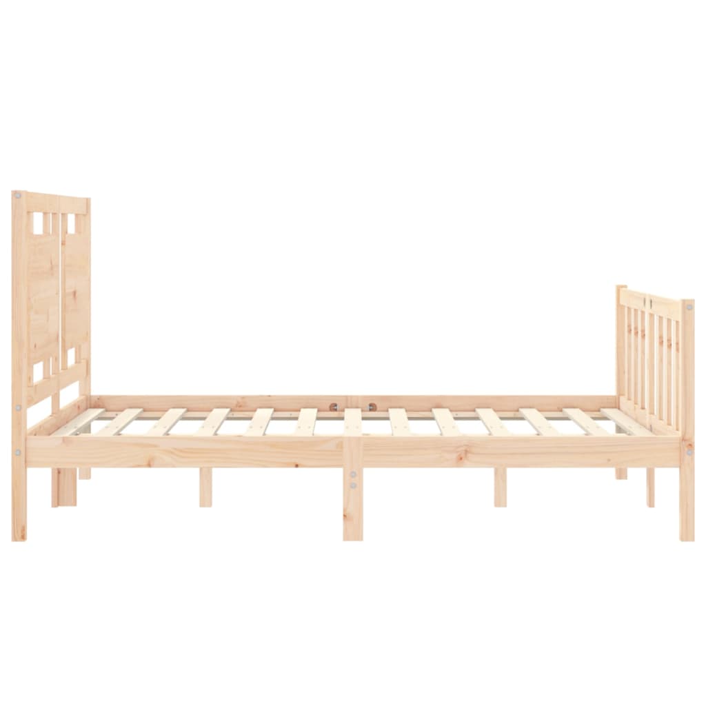 Massivholzbett ohne Matratze 120x200 cm Kiefernholz