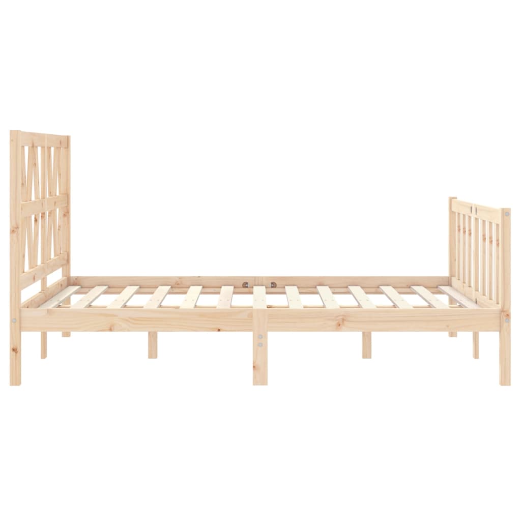 Massivholzbett ohne Matratze 120x200 cm Kiefernholz