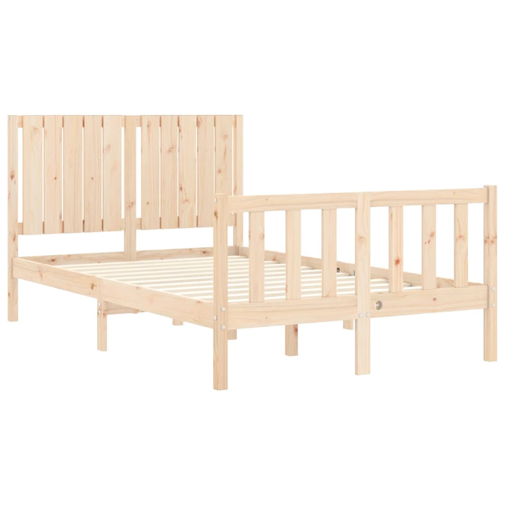Massivholzbett ohne Matratze 120x200 cm Kiefernholz