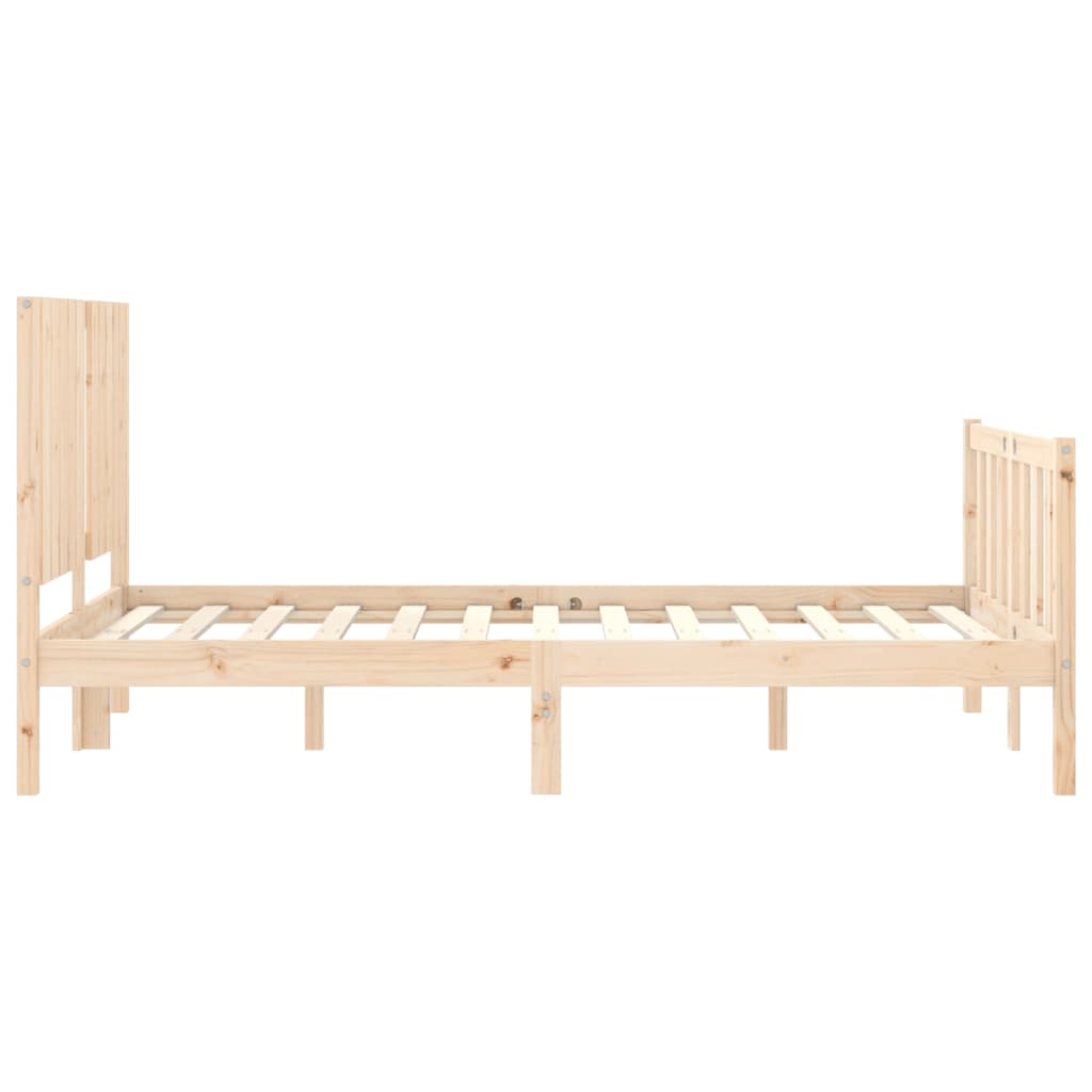 Massivholzbett ohne Matratze 120x200 cm Kiefernholz