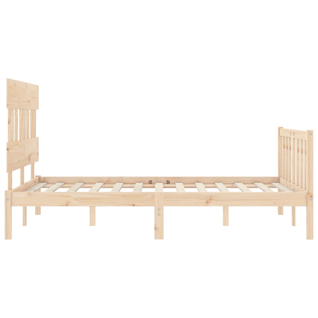 Massivholzbett ohne Matratze 140x190 cm Kiefernholz