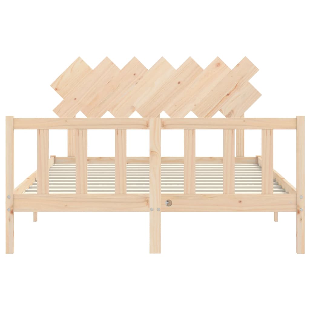 Massivholzbett ohne Matratze 140x200 cm Kiefernholz