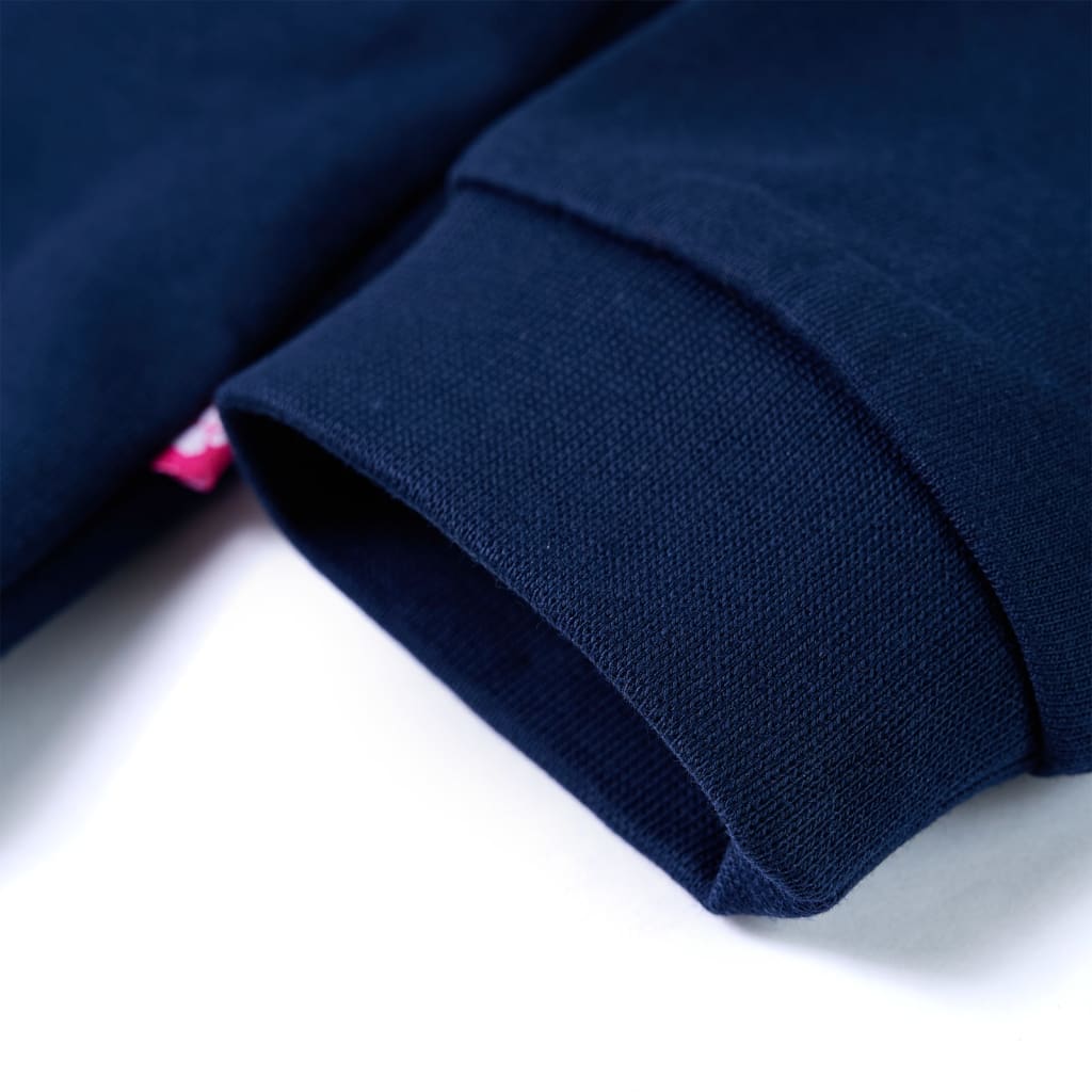 Kinder-Sweatshirt Marineblau 116