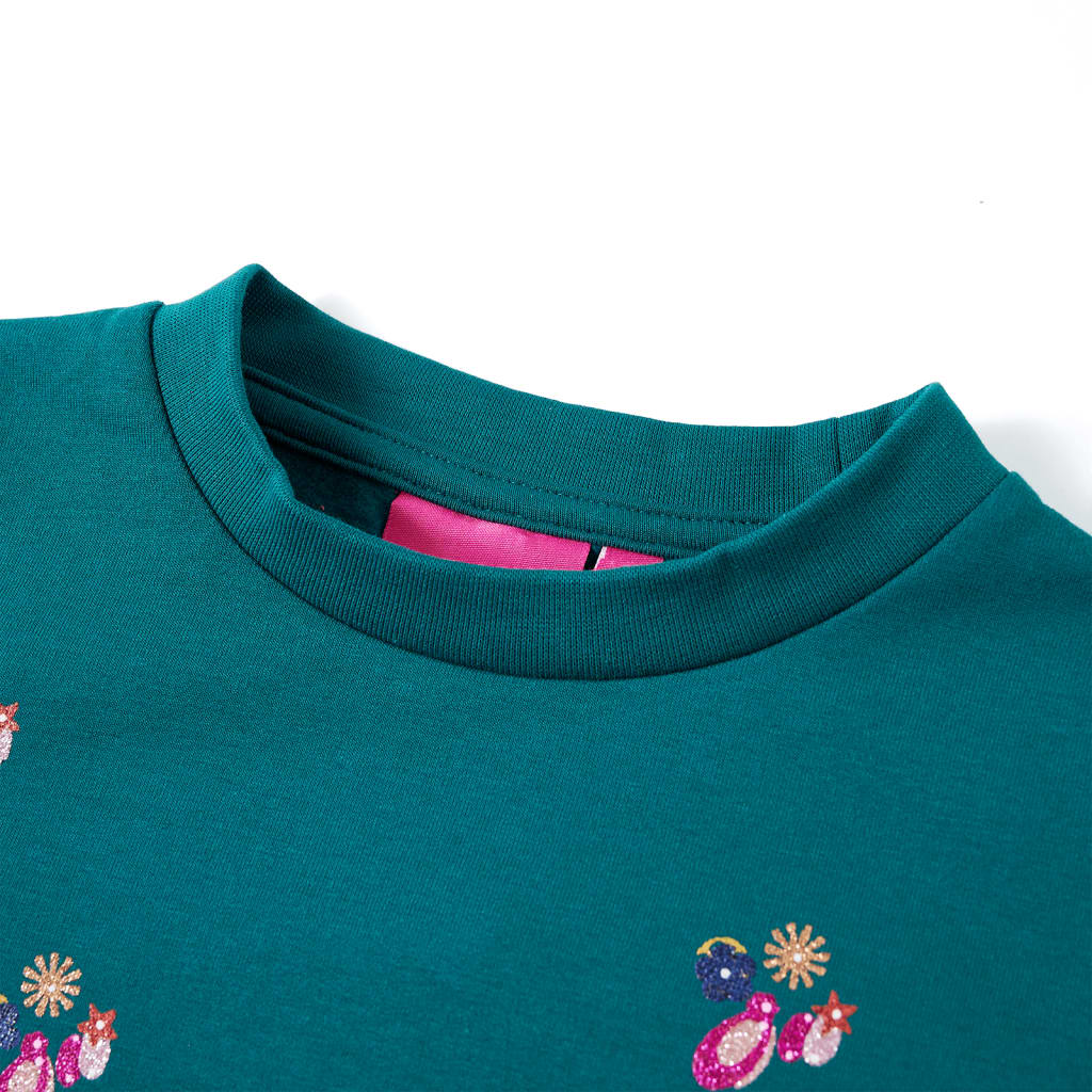 Kinder-Sweatshirt Dunkelgrün 104