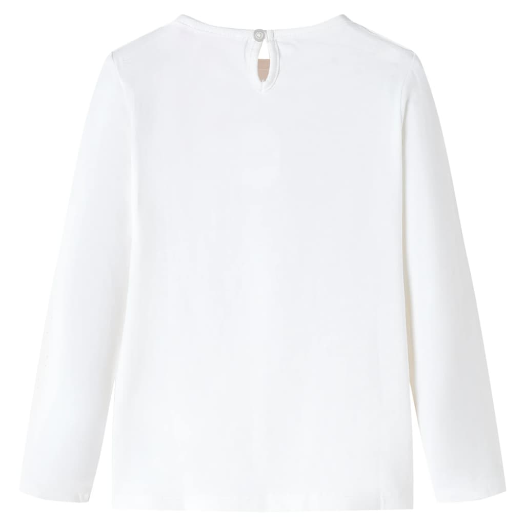 Kinder-Langarmshirt Ecru 140