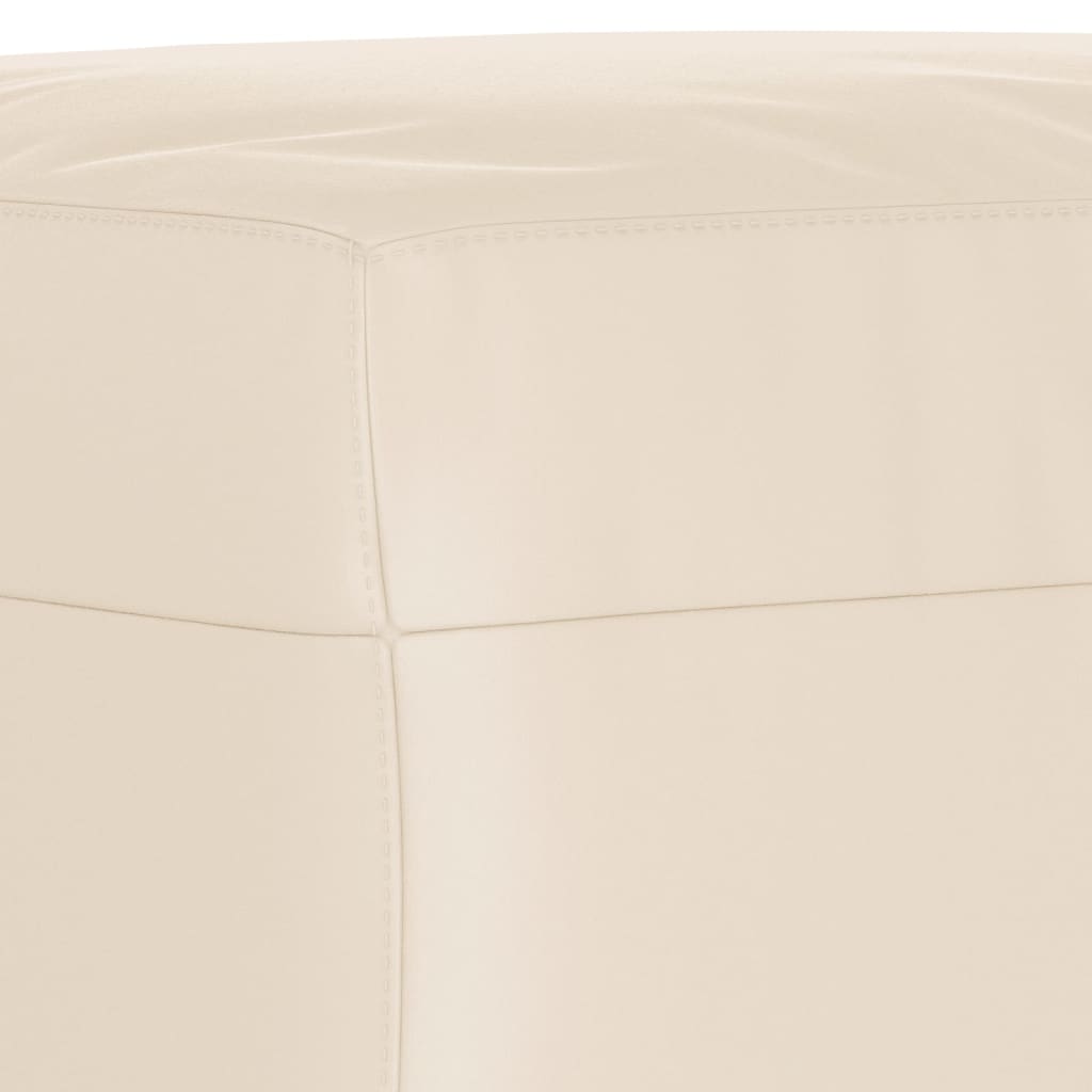 4-tlg. Sofagarnitur mit Kissen Beige Mikrofasergewebe