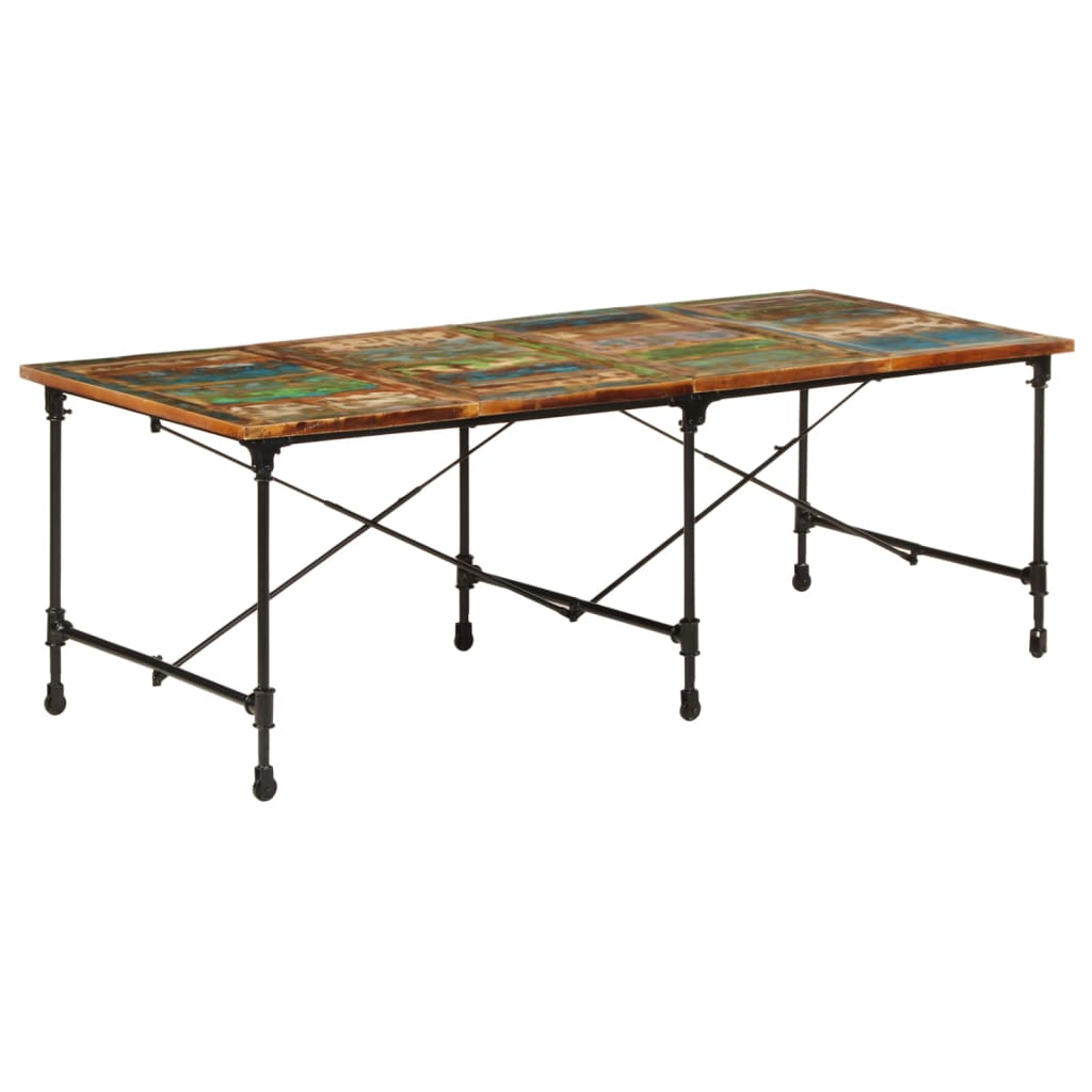 Esstisch 220x90x77 cm Altholz Massiv