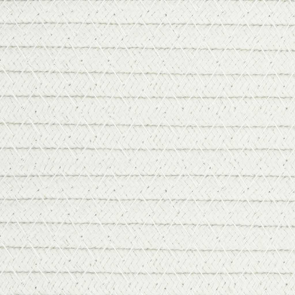 Aufbewahrungskorb Schwarz und Weiß 49x65 cm Baumwolle