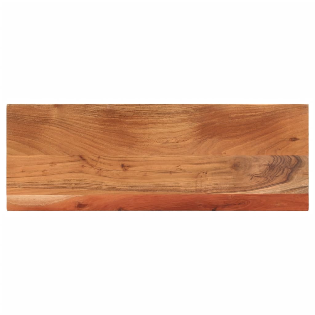 Tischplatte 80x30x2,5 cm Rechteckig Massivholz Akazie
