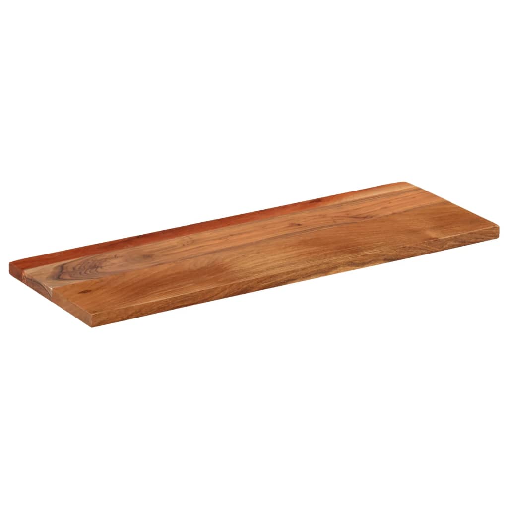 Tischplatte 80x30x2,5 cm Rechteckig Massivholz Akazie