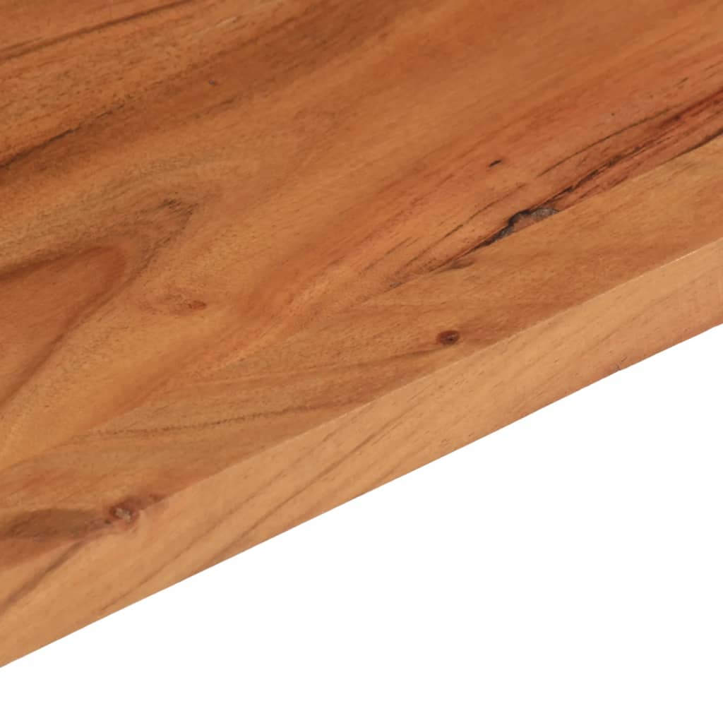 Tischplatte 80x30x2,5 cm Rechteckig Massivholz Akazie