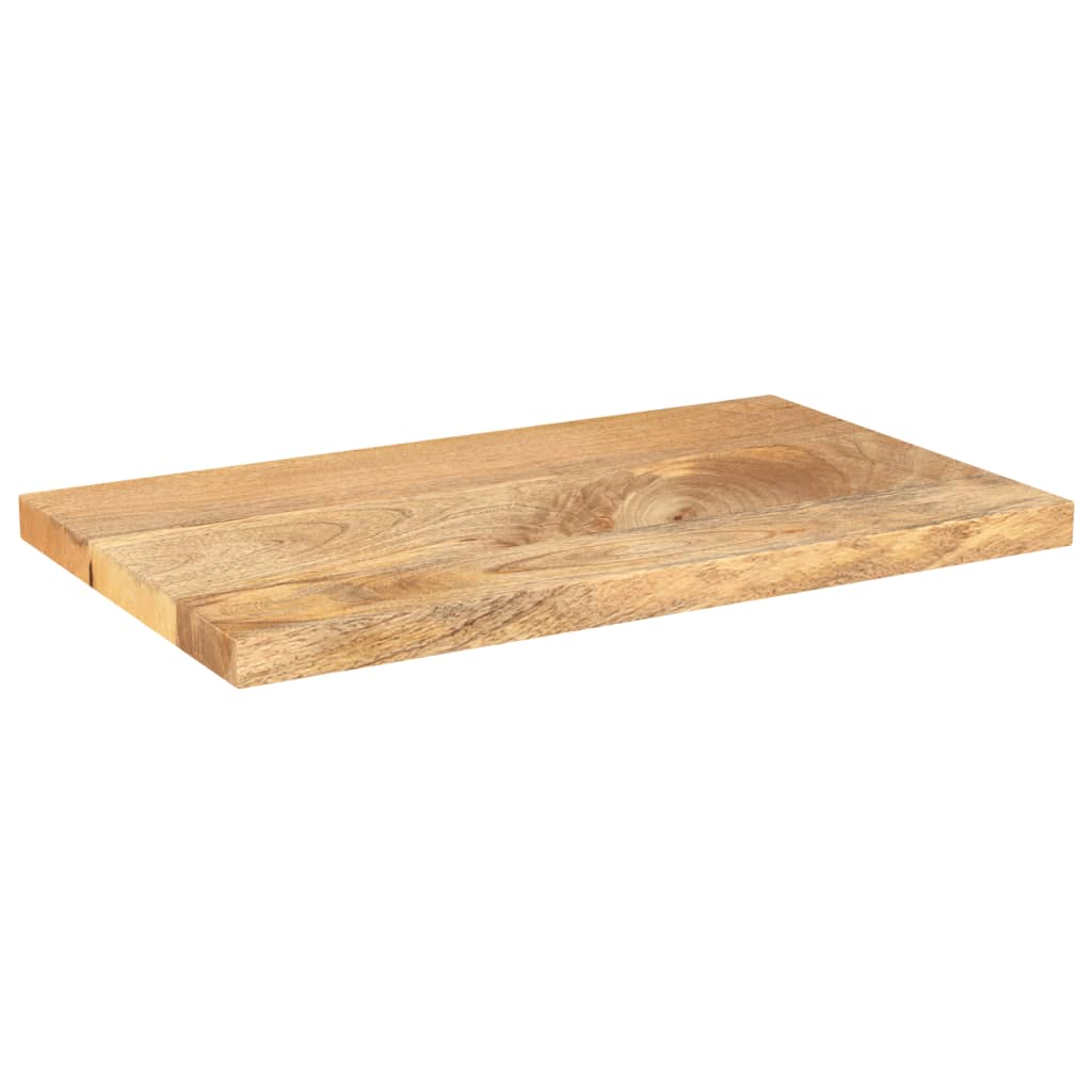 Tischplatte 60x40x3,8 cm Rechteckig Massivholz Mango