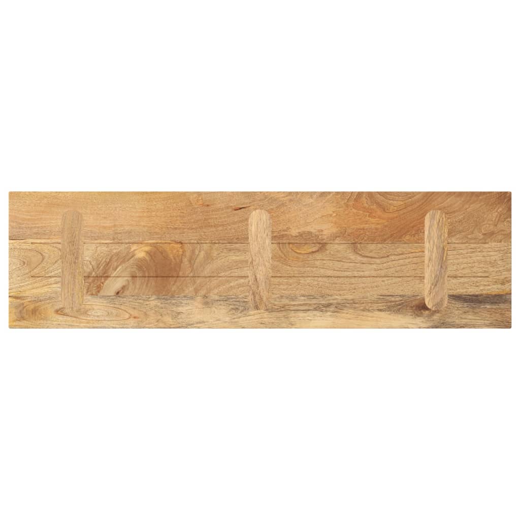 Tischplatte 100x40x3,8 cm Rechteckig Massivholz Mango