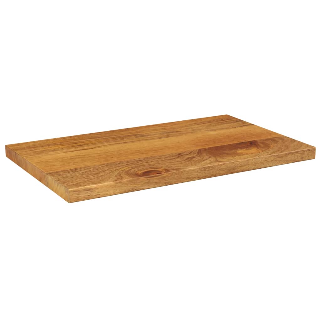 Tischplatte 60x30x2,5 cm Rechteckig Massivholz Mango