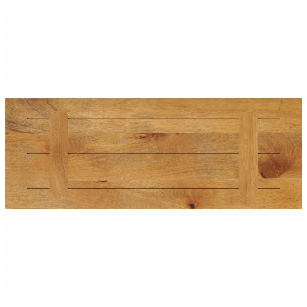 Tischplatte 80x40x2,5 cm Rechteckig Massivholz Mango