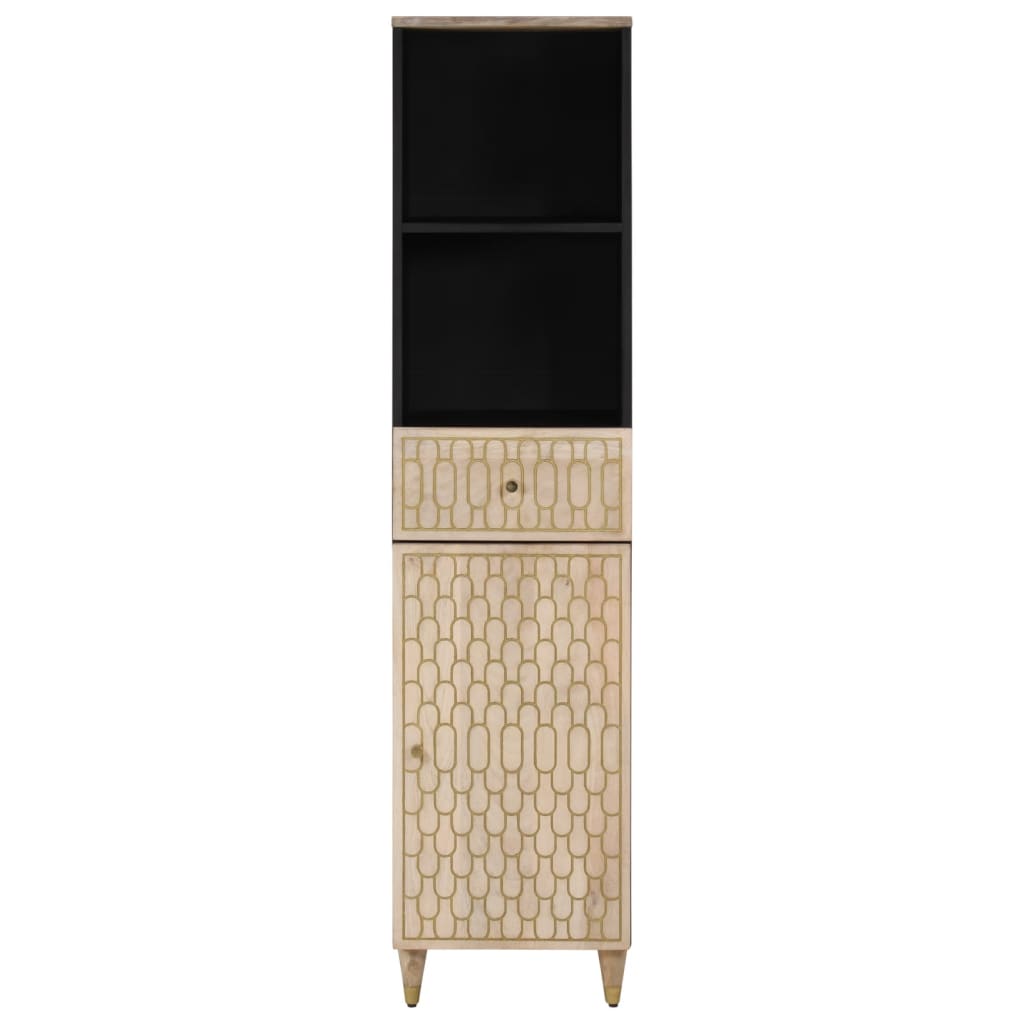 Bathroom Cabinet 38x33x160 cm Solid Mango Wood