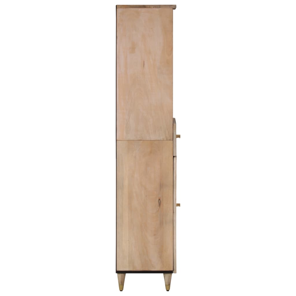 Bathroom Cabinet 38x33x160 cm Solid Mango Wood