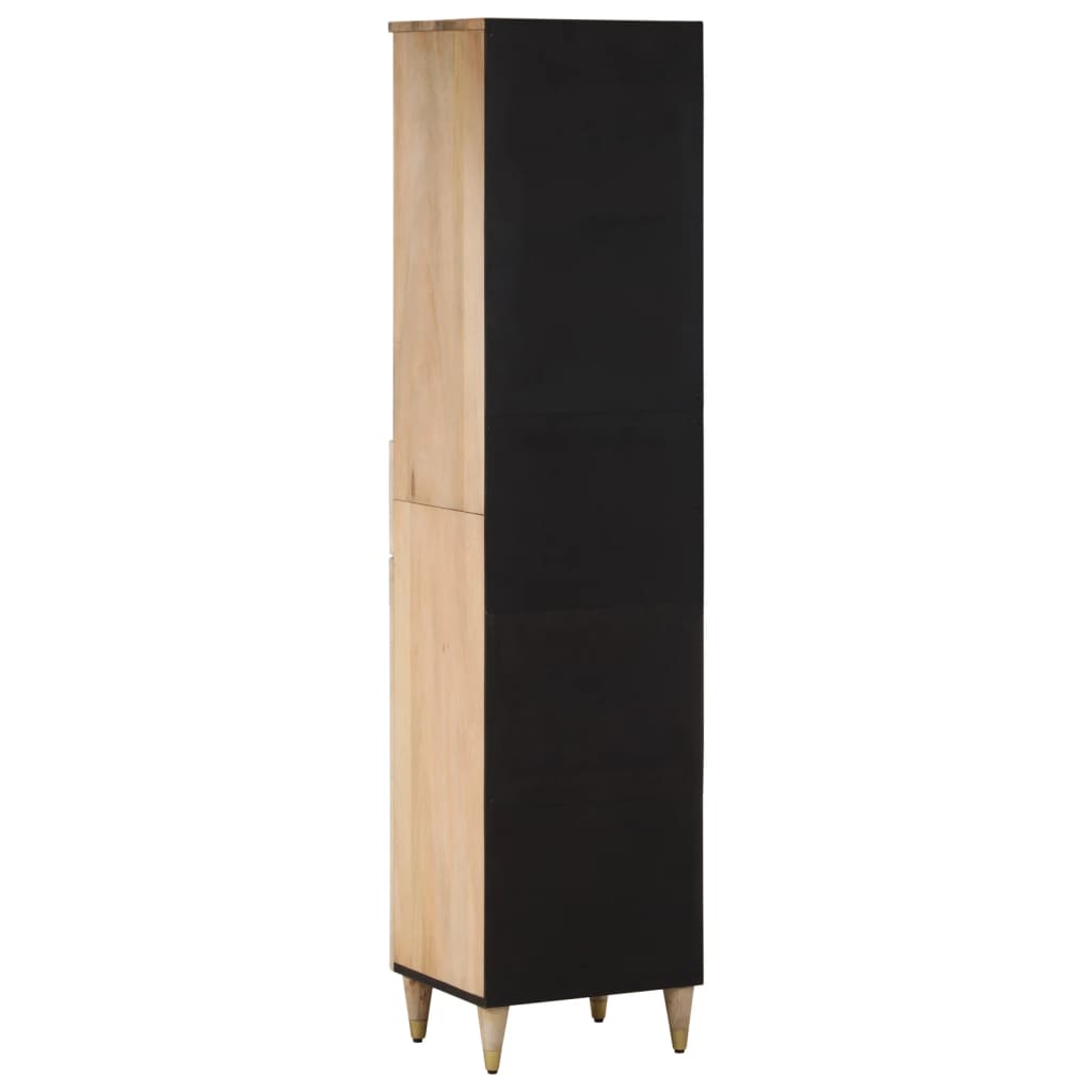 Bathroom Cabinet 38x33x160 cm Solid Mango Wood