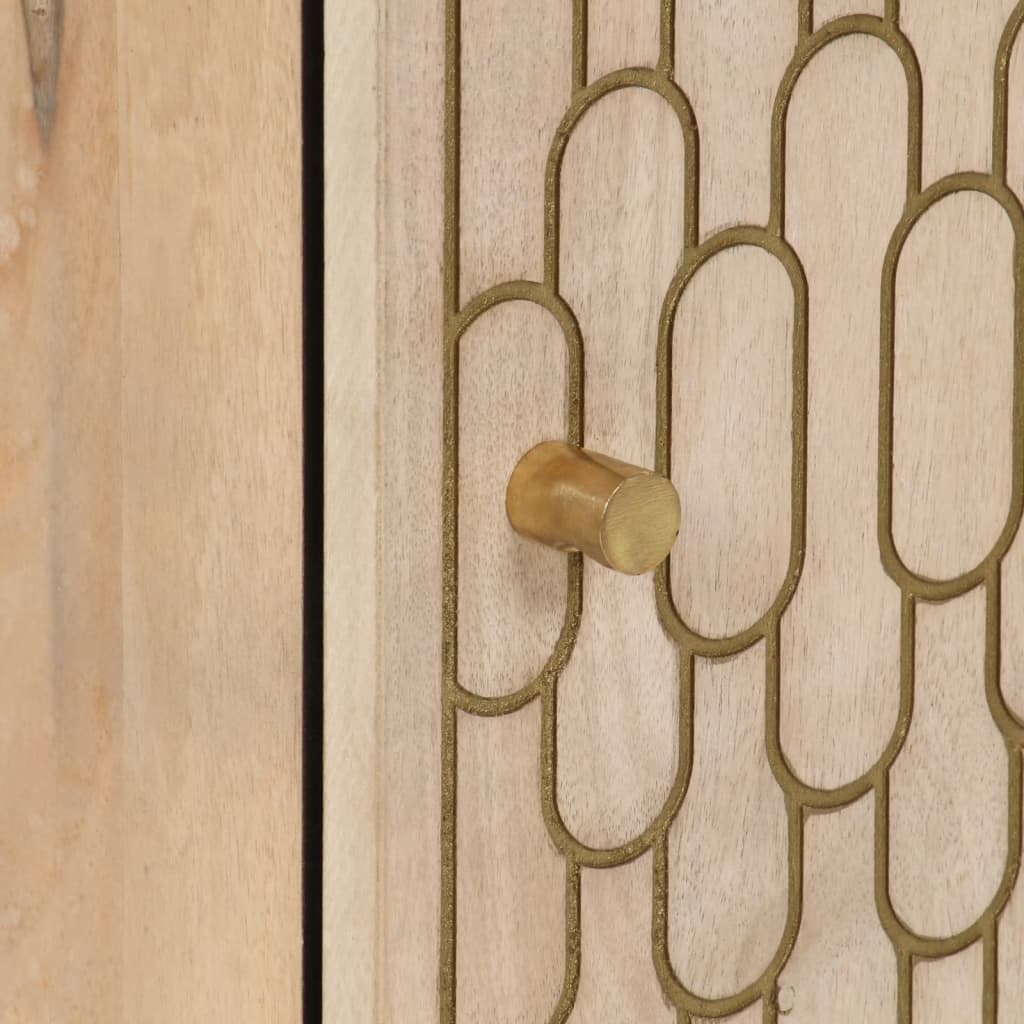 Bathroom Cabinet 38x33x160 cm Solid Mango Wood