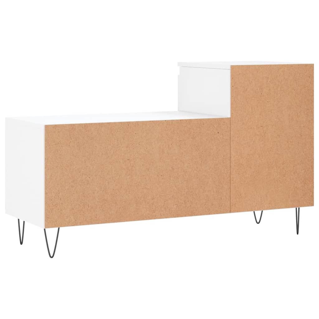 Shoe Rack White 102x36x60 cm Wood Material