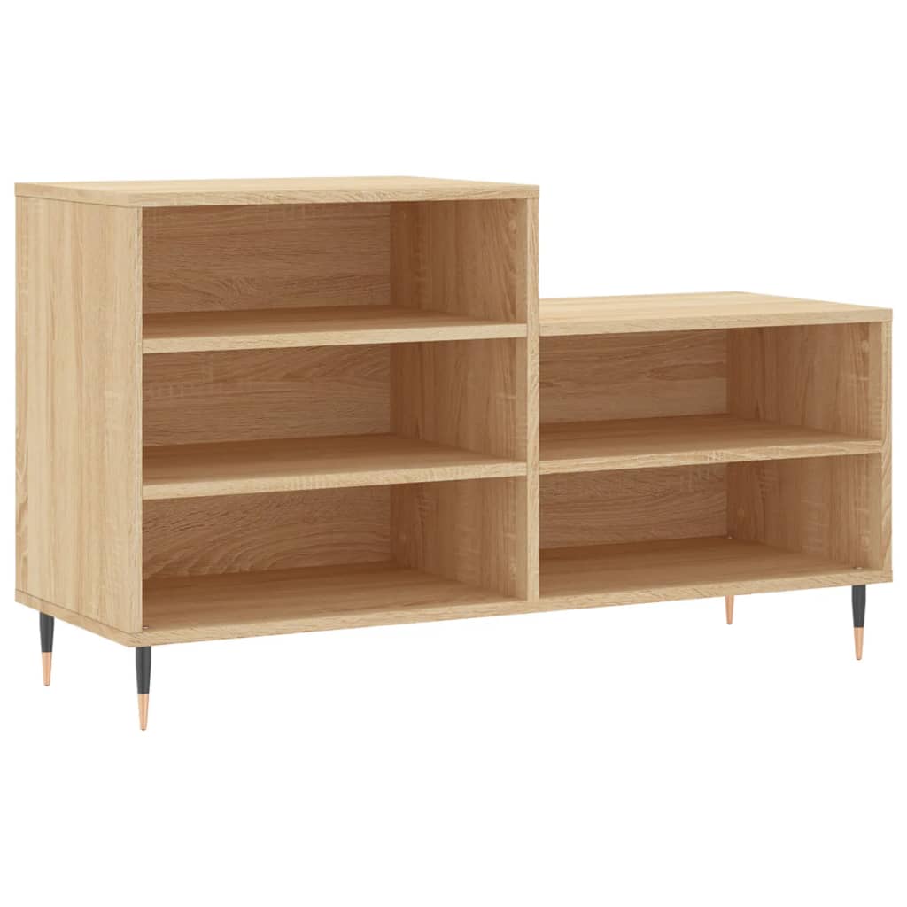 Shoe rack Sonoma oak 102x36x60 cm wood material