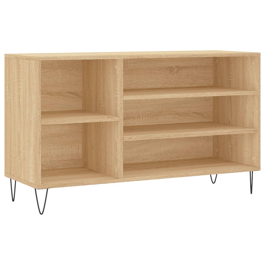 Shoe rack Sonoma oak 102x36x60 cm wood material