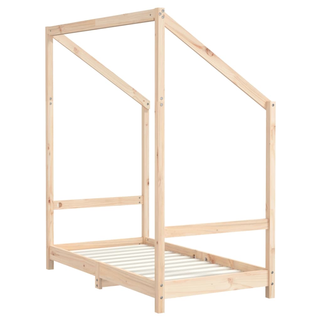 Children's bed 70x140 cm solid pine wood