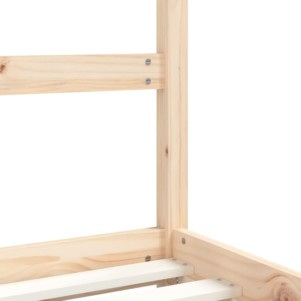 Children's bed 70x140 cm solid pine wood