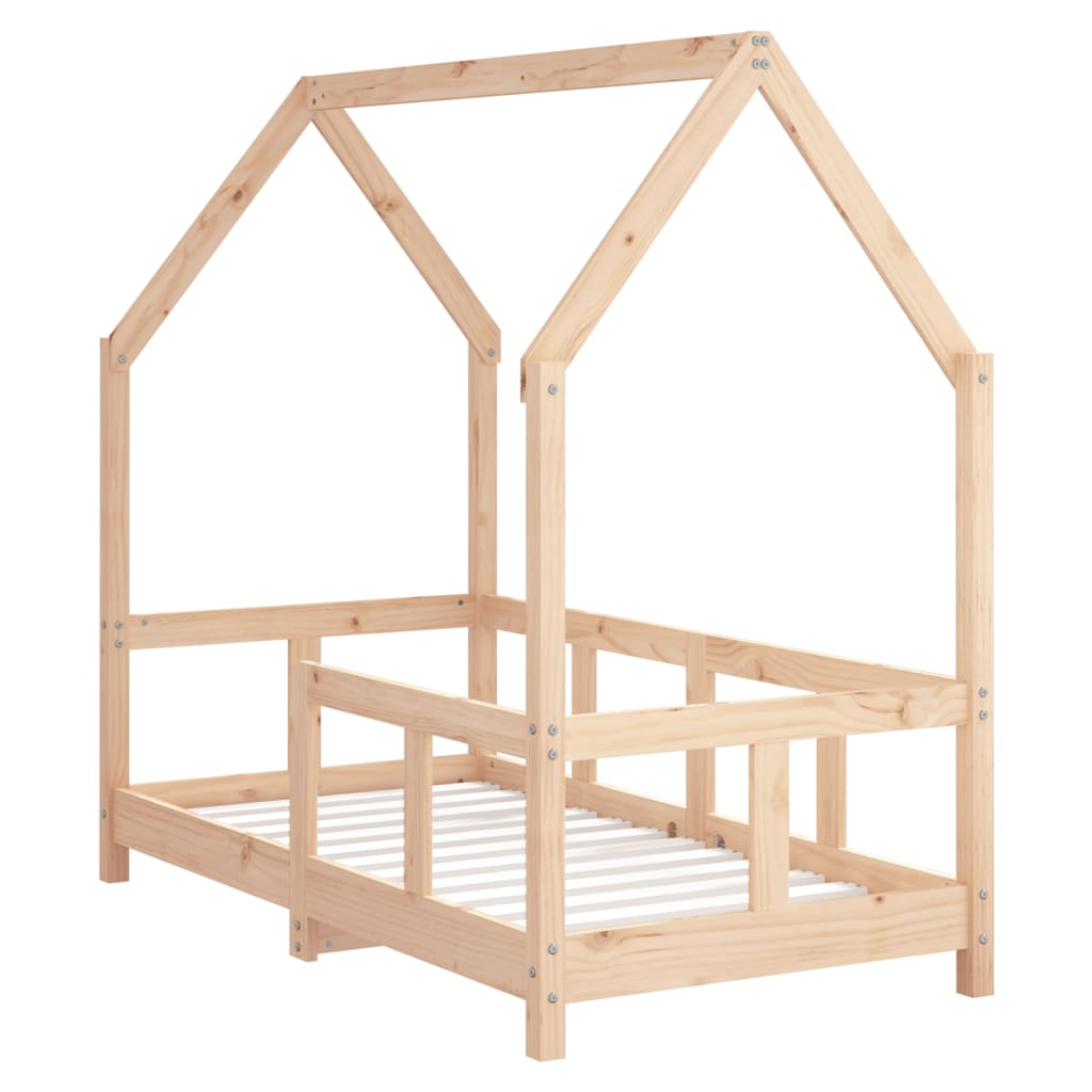 Children's bed 70x140 cm solid pine wood