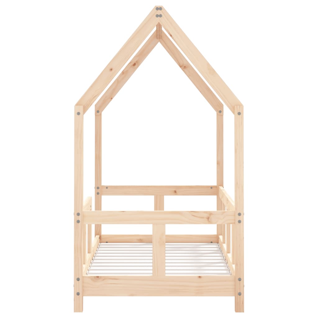 Children's bed 70x140 cm solid pine wood