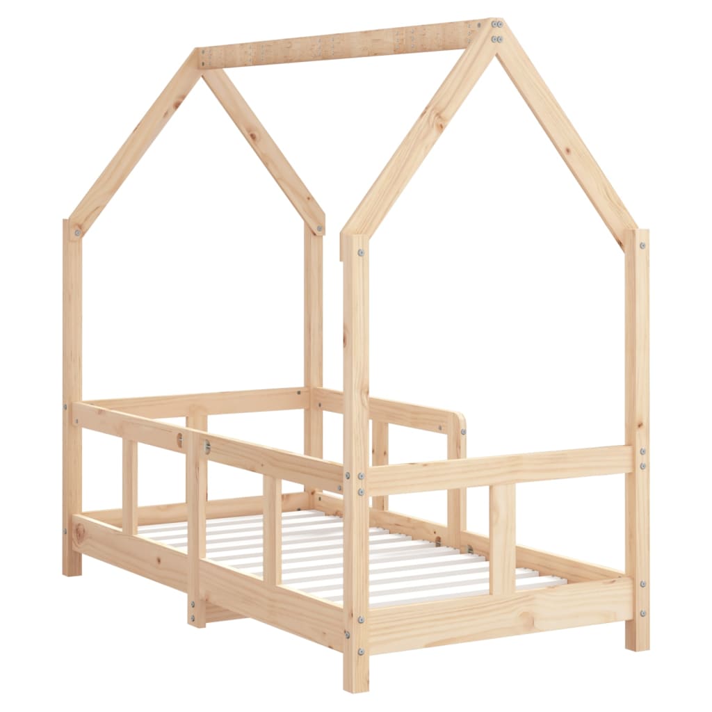 Children's bed 70x140 cm solid pine wood