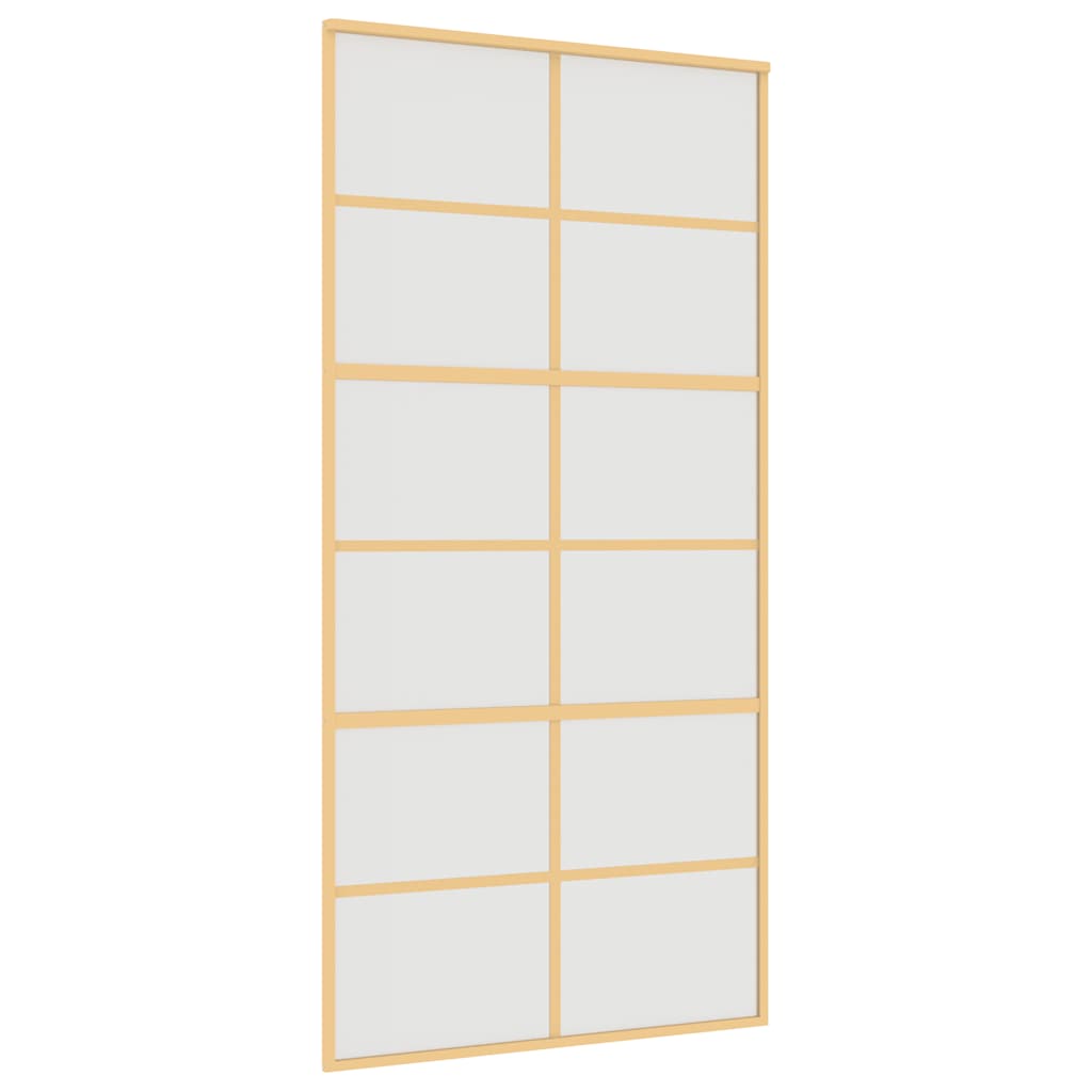 Schiebetür Golden 102,5x205 cm Matt ESG-Glas und Aluminium