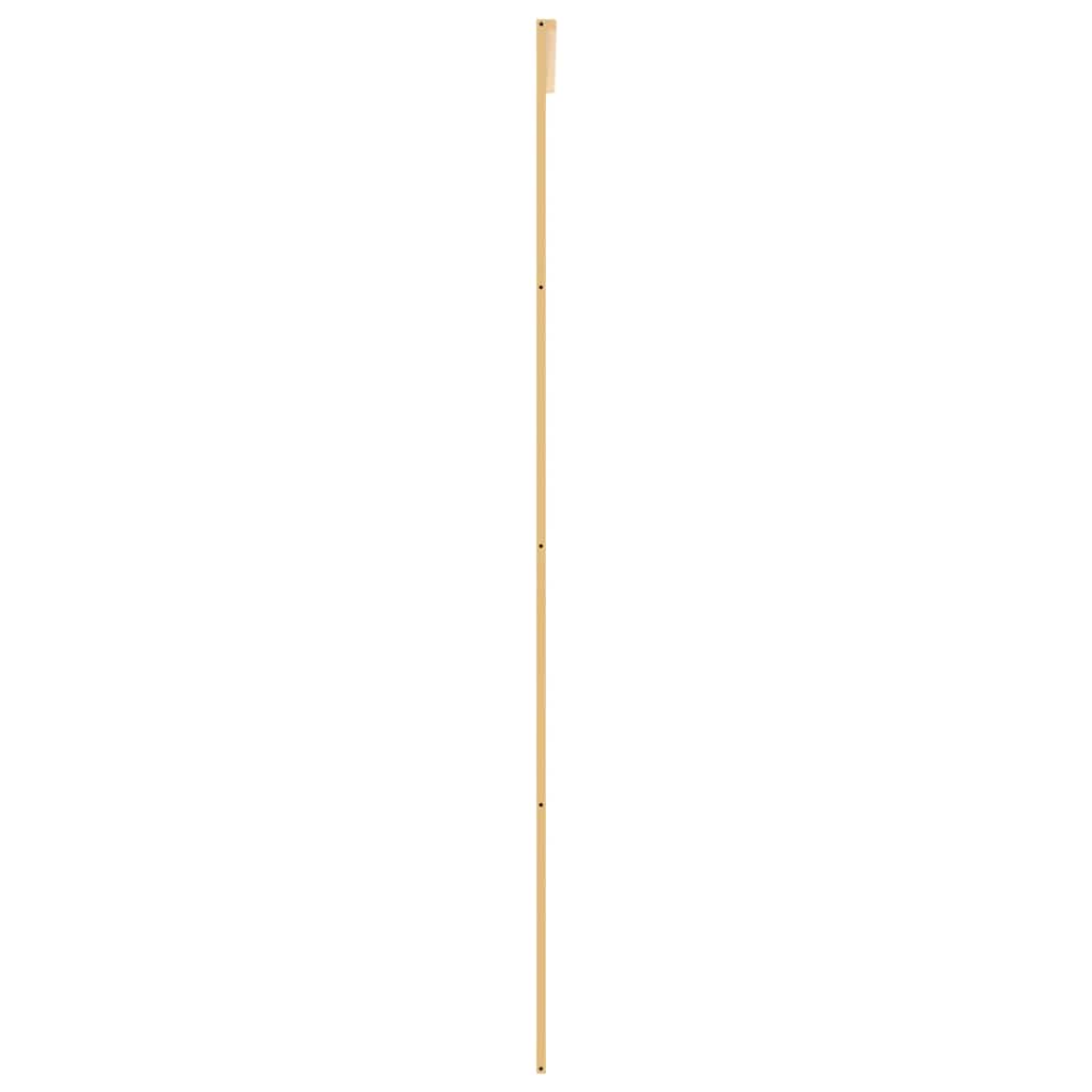 Schiebetür Golden 76x205 cm ESG-Klarglas und Aluminium