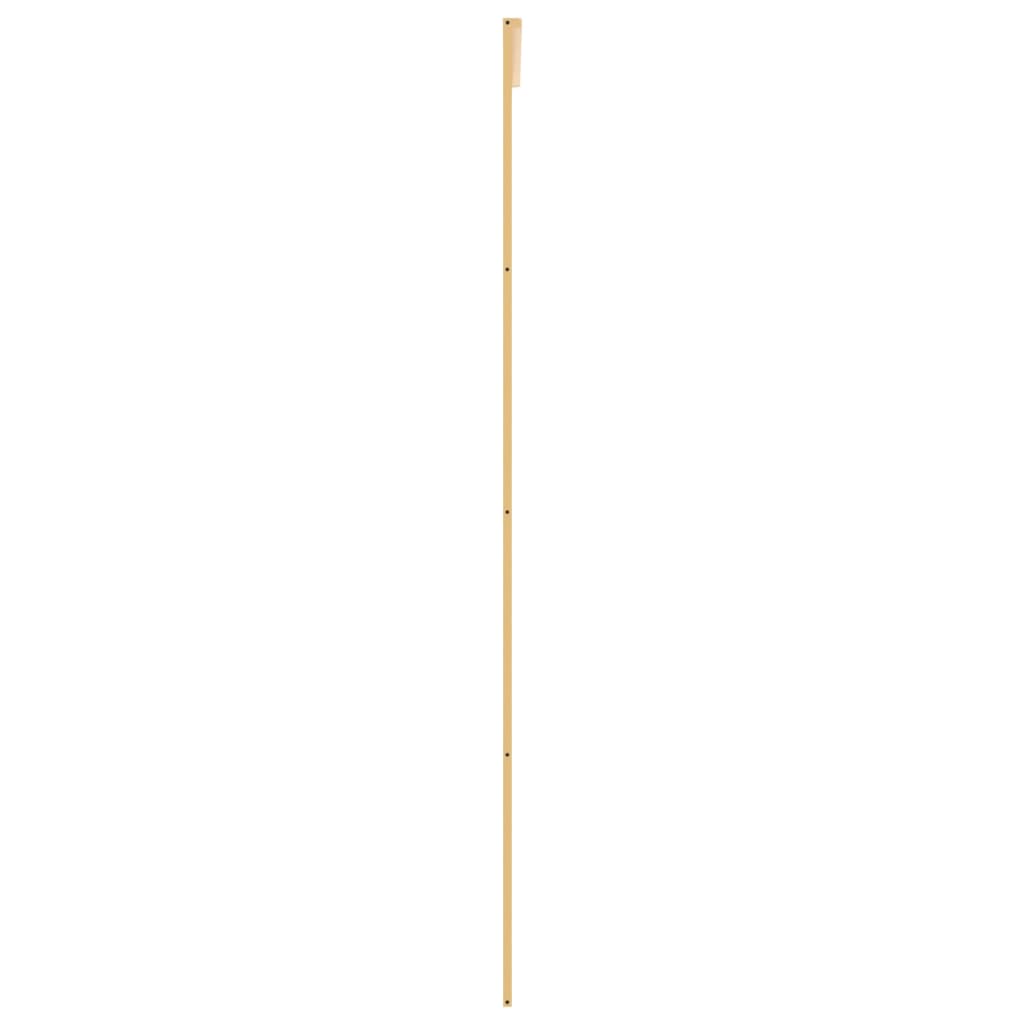 Schiebetür Golden 102,5x205 cm ESG-Klarglas und Aluminium