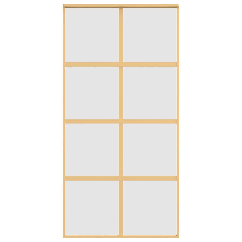 Schiebetür Golden 102,5x205 cm Matt ESG-Glas und Aluminium