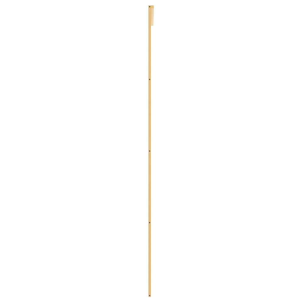 Schiebetür Golden 76x205 cm ESG-Klarglas und Aluminium