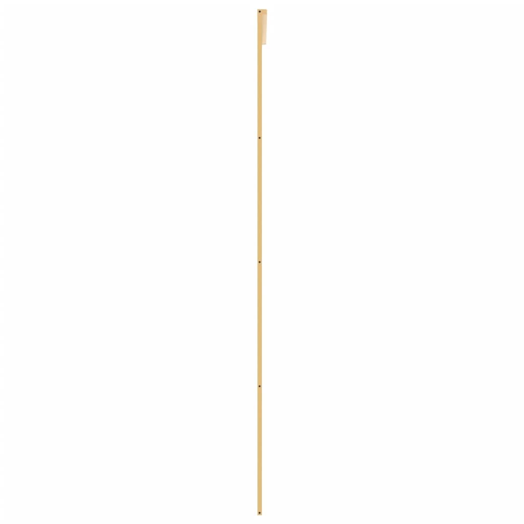 Schiebetür Golden 102,5x205 cm ESG-Klarglas und Aluminium