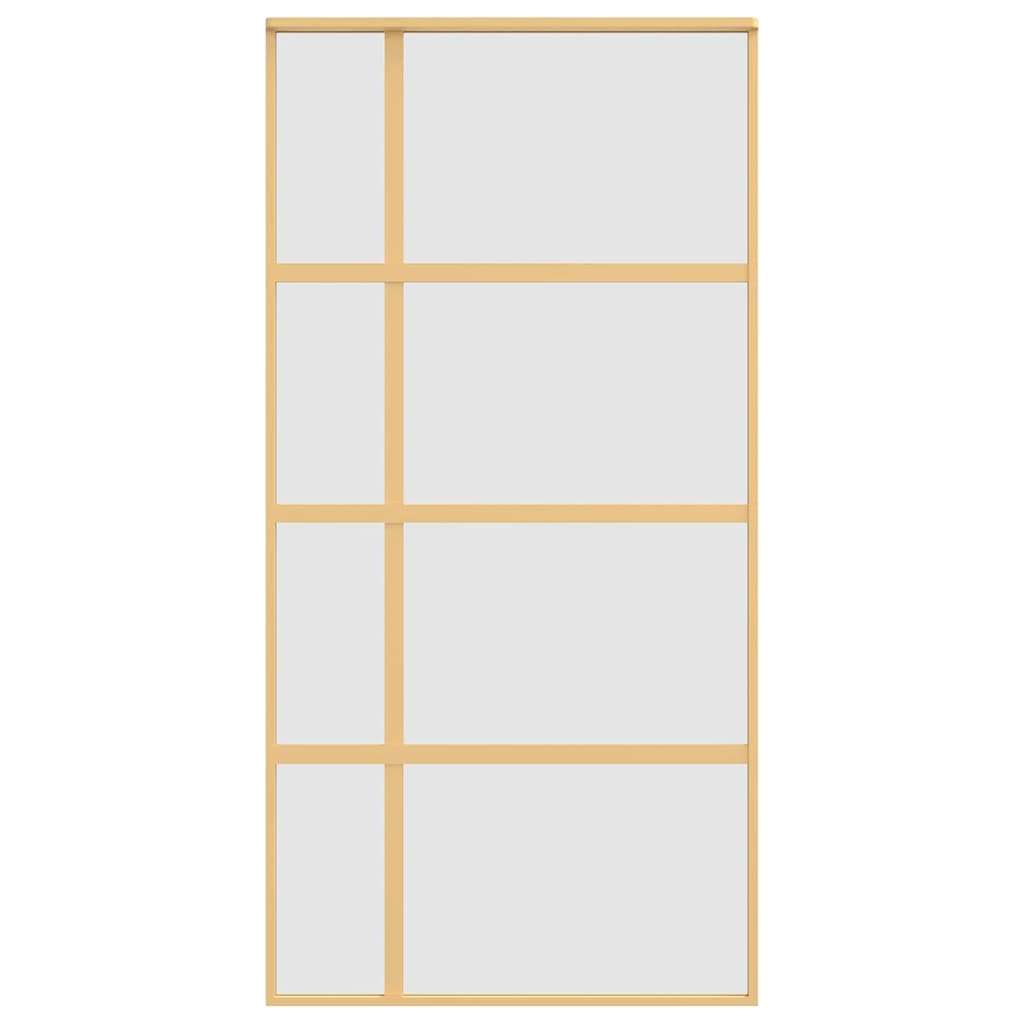 Schiebetür Golden 102,5x205 cm Matt ESG-Glas und Aluminium