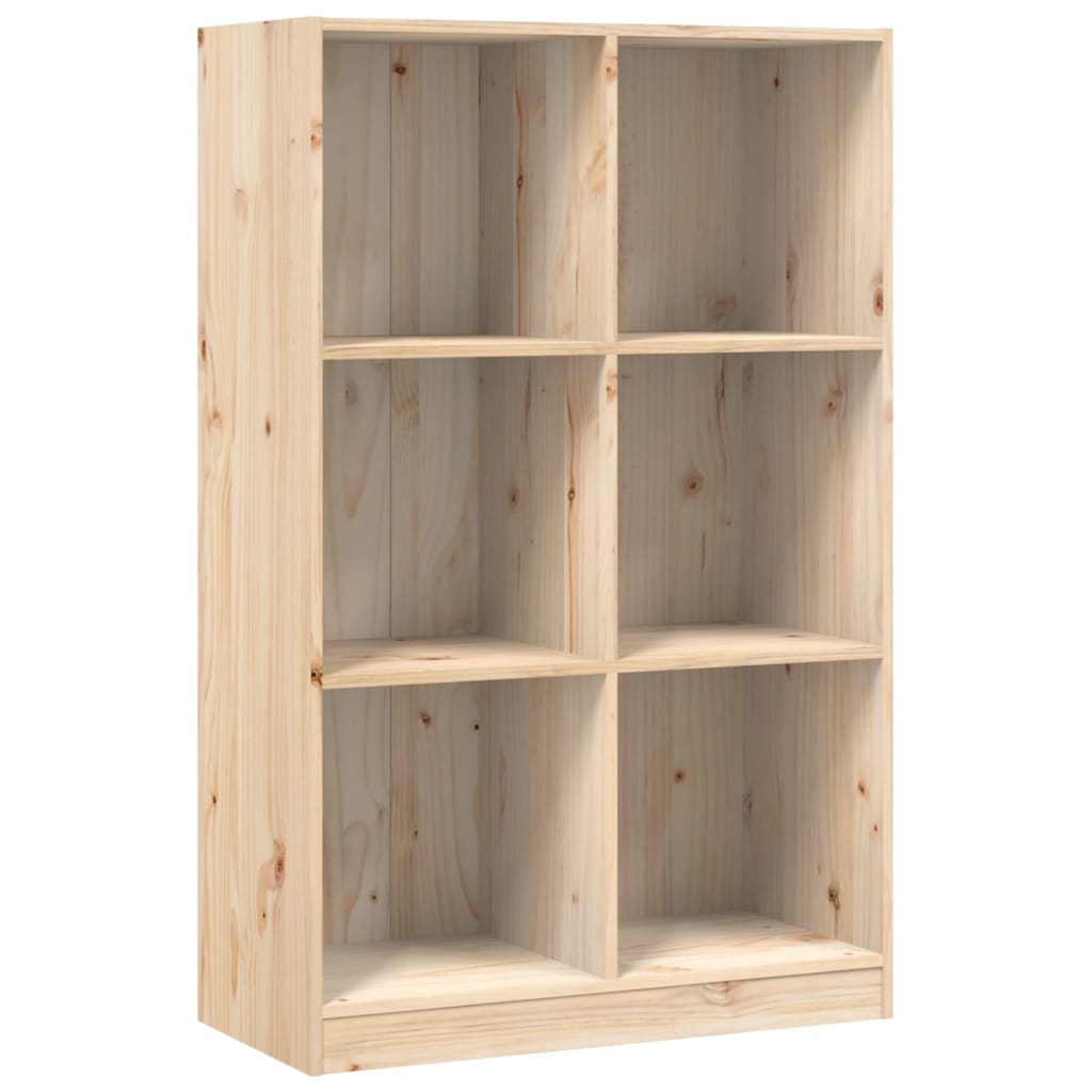 Bookshelf 70x33x110 cm solid pine wood