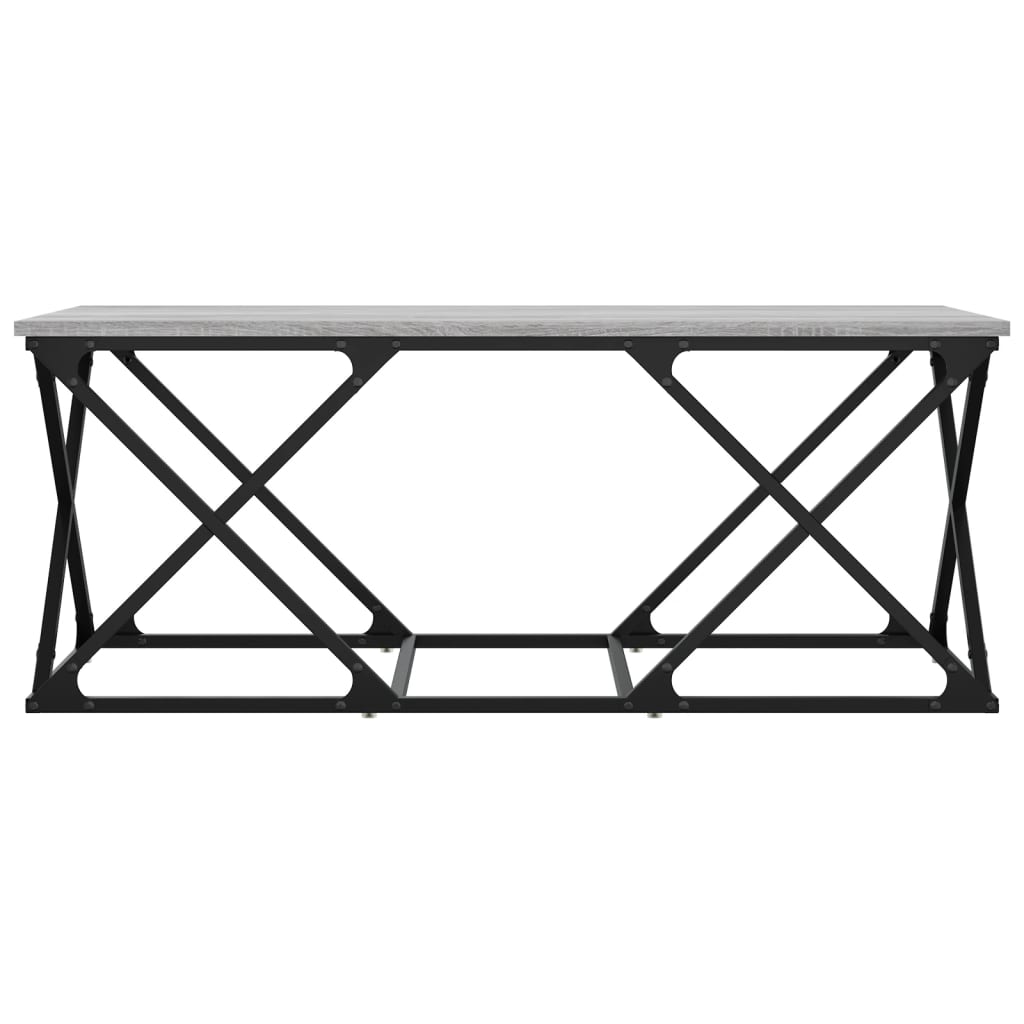 Couchtisch Grau Sonoma 100x49x40 cm Holzwerkstoff